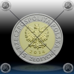 POLJSKA 5 ZŁOTE 2014 "25 let svobode" UNC